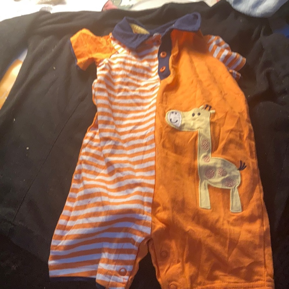 FINAL MARKDOWN First impressions polo shirt style romper 12 months